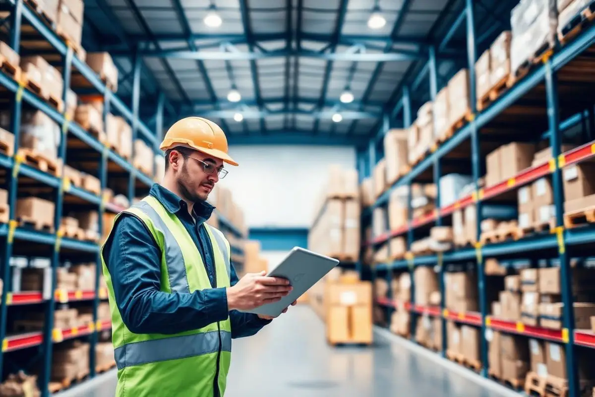 Fleet and warehouse software dashboard
